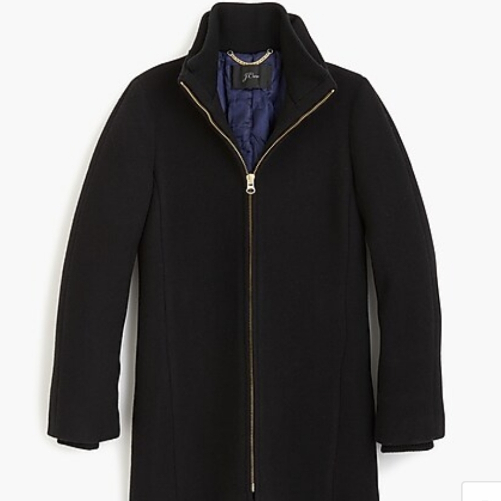 J CREW lodge coat in Italian stadium cloth- wool